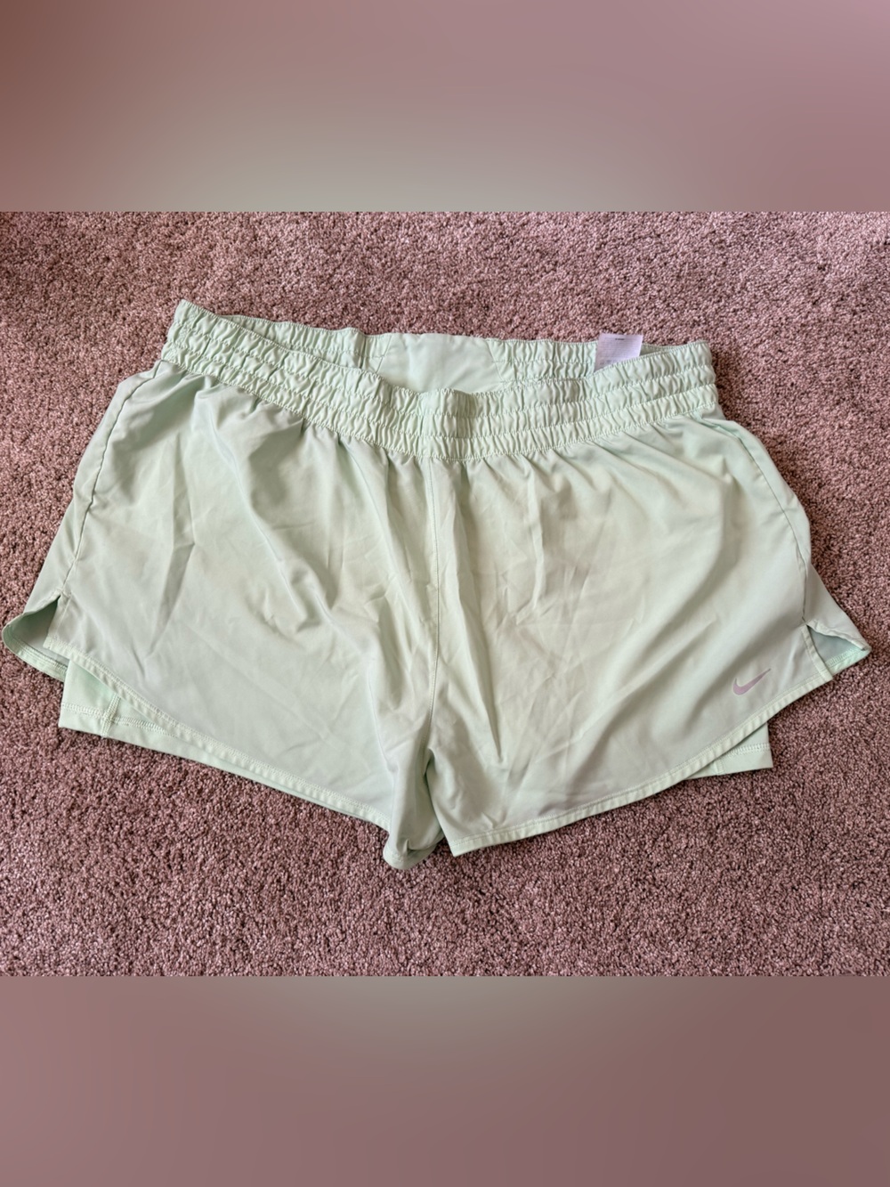 Nike Women's Mint Green Running Shorts